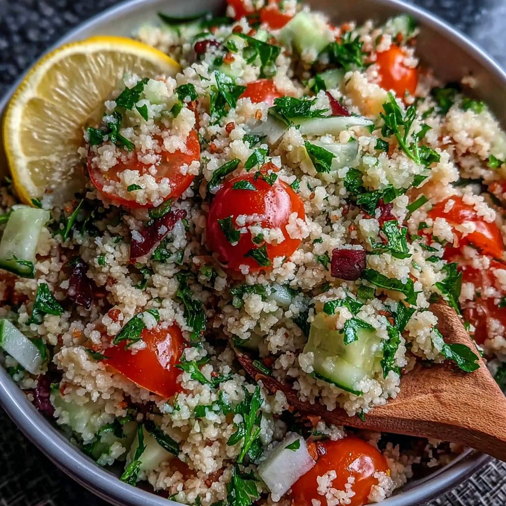 Lemon Herb Couscous Salad