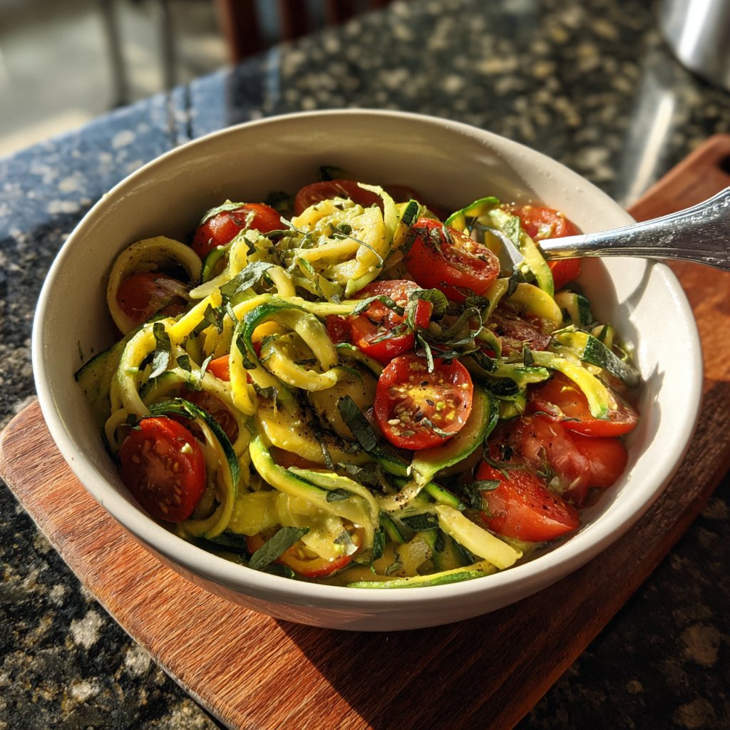 Zucchini Noodle Salad Surprise