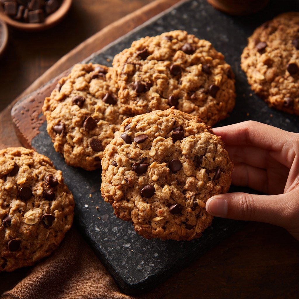 Chocolate Chip Oatmeal Cookies