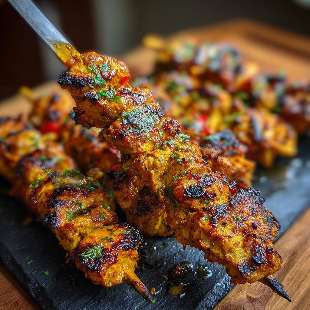 Tandoori Chicken Skewers