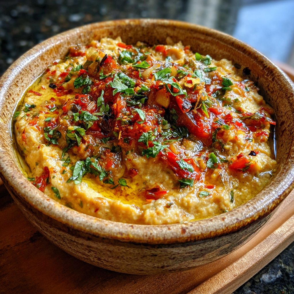 Mediterranean Roasted Vegetable Dip