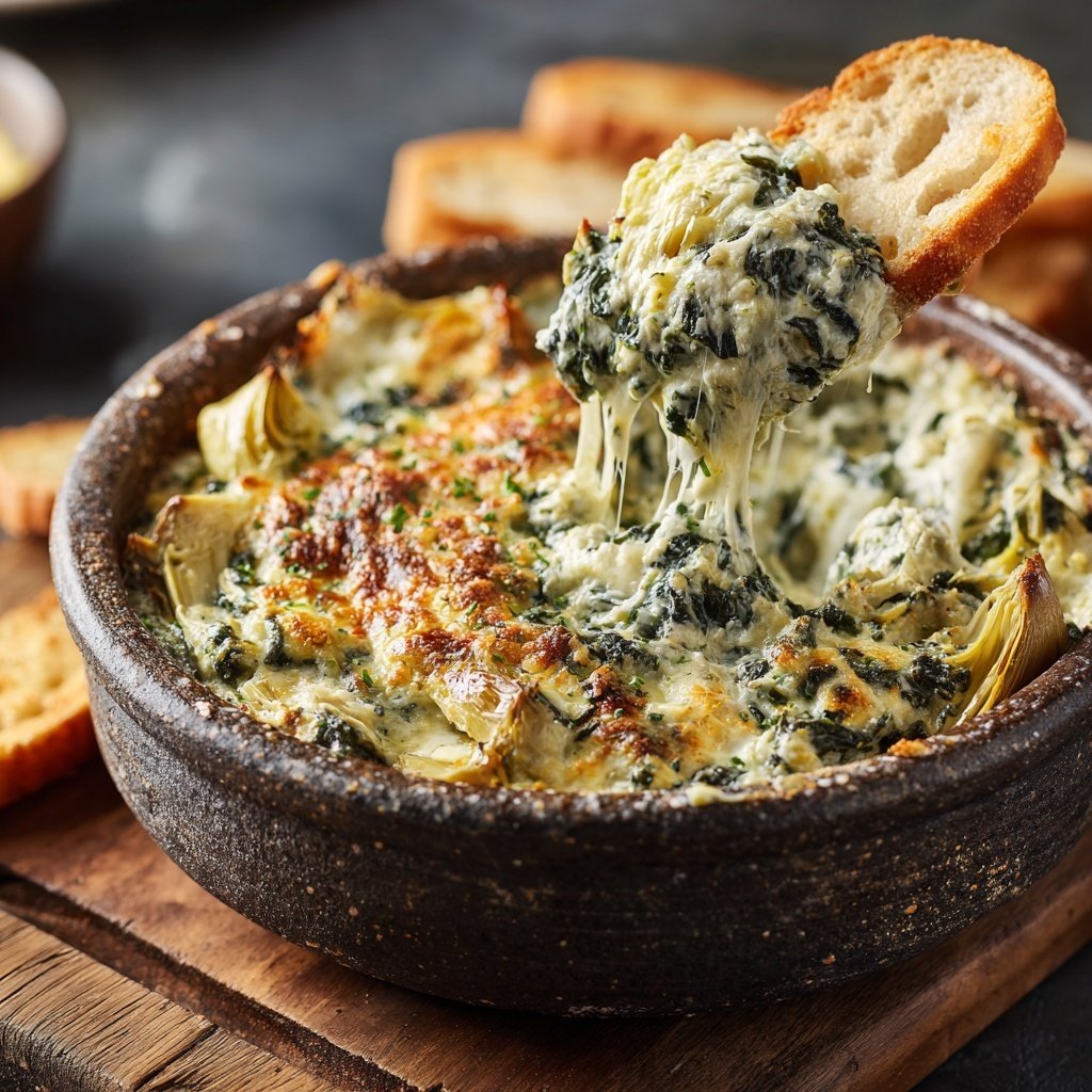 Warm Spinach Artichoke Dip