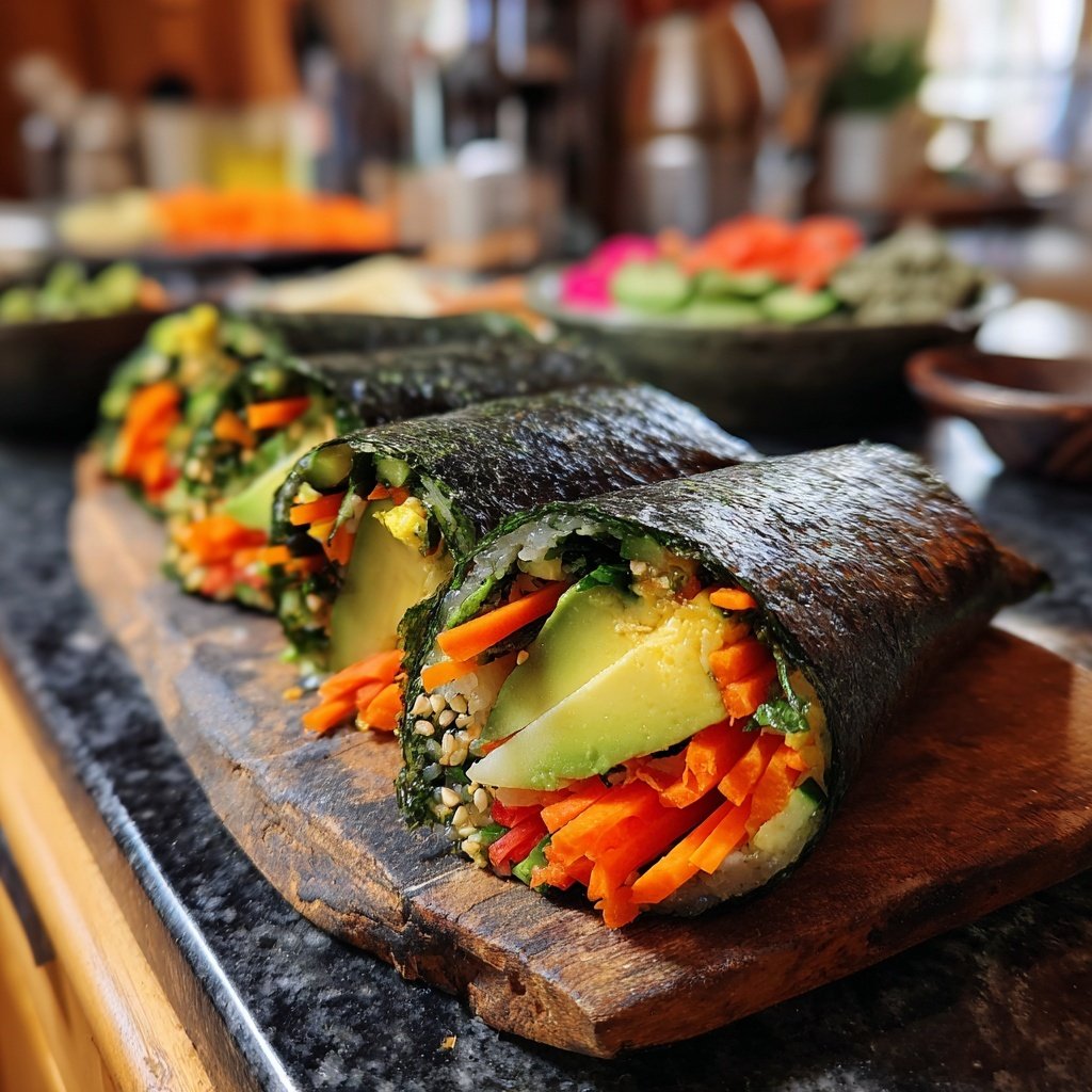 Veggie Sushi Burritos