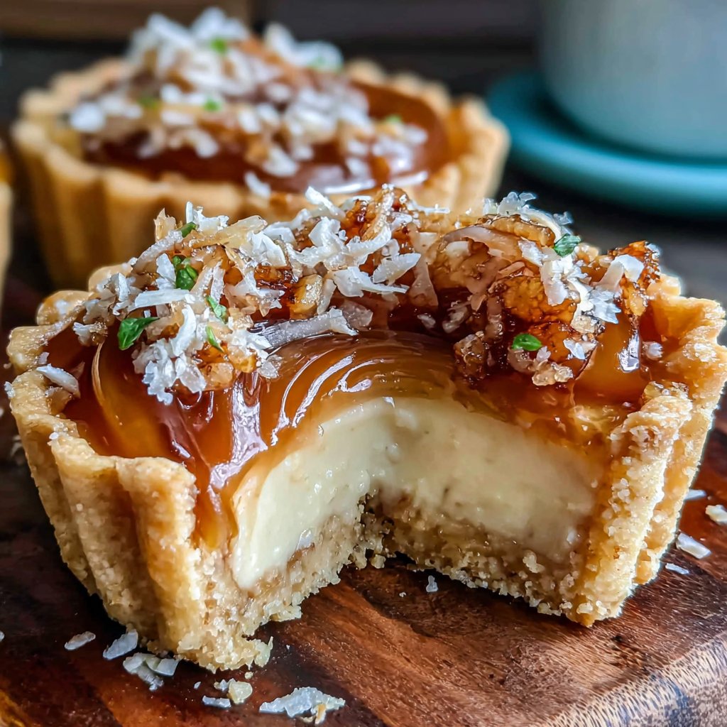 Mango & Coconut Panna Cotta Tarts