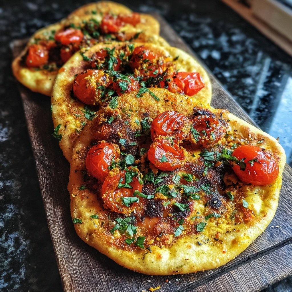 Mediterranean Chickpea Flatbreads